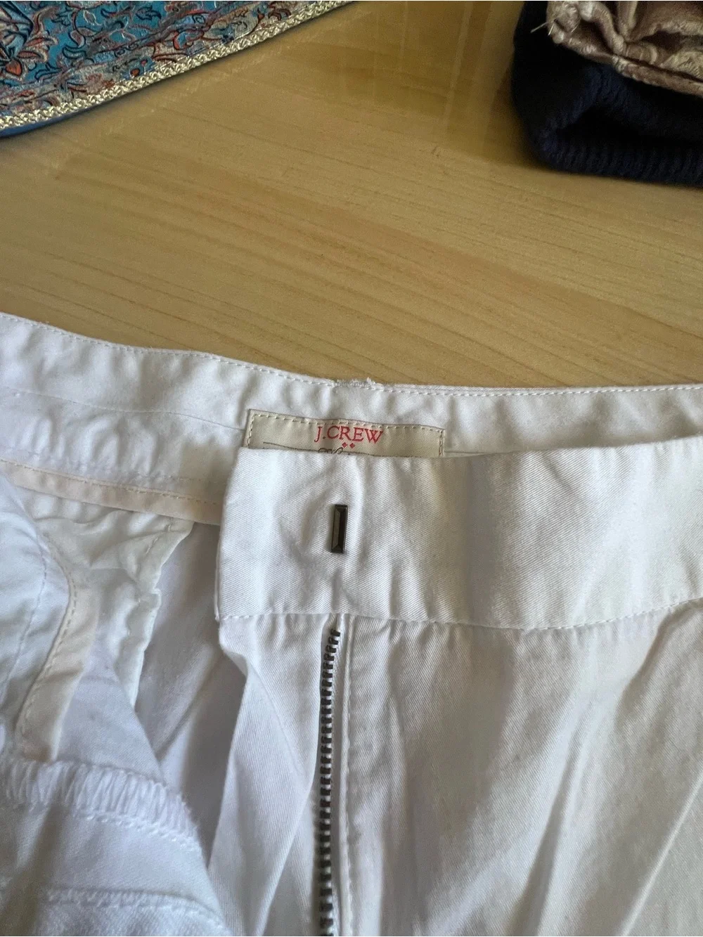 J. Crew White Linen-Blend Bermuda Shorts
